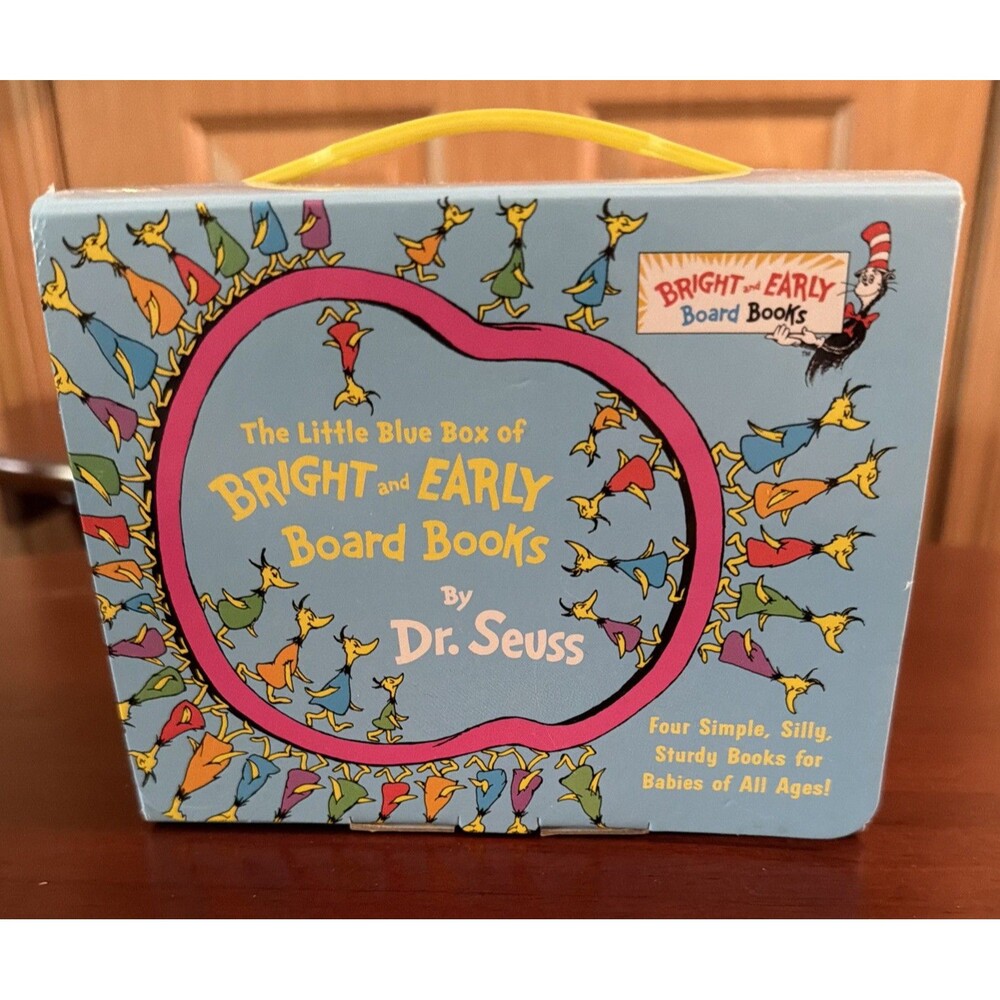 Dr. Seuss The Little Blue Boxed Set of 4 Bright and Early Board Books Hop on Pop